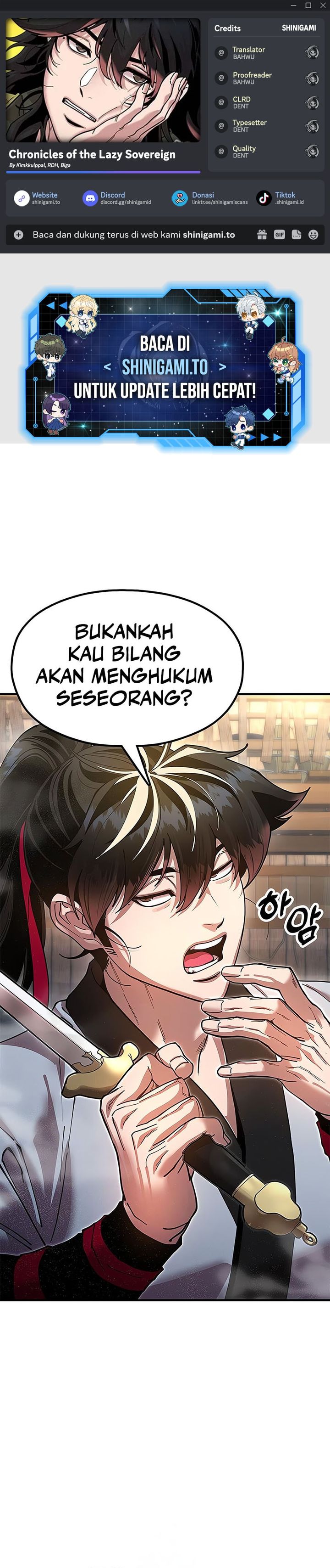 Chronicles of the Lazy Sovereign Chapter 25 Bahasa Indonesia