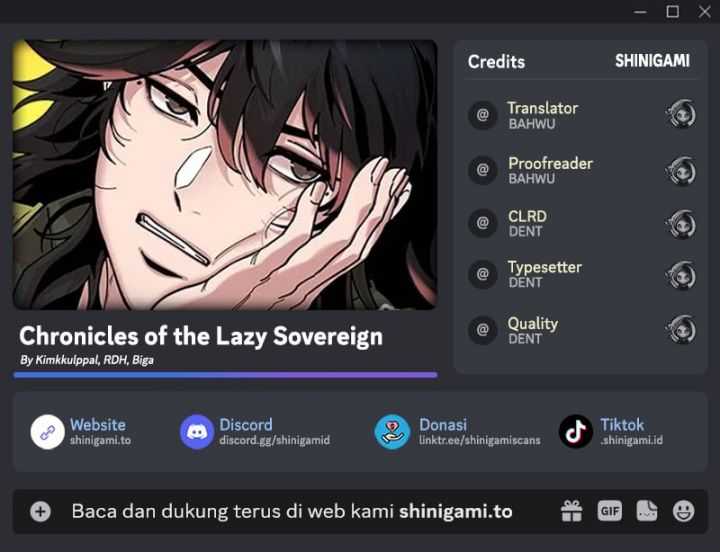 Chronicles of the Lazy Sovereign Chapter 27 Bahasa Indonesia