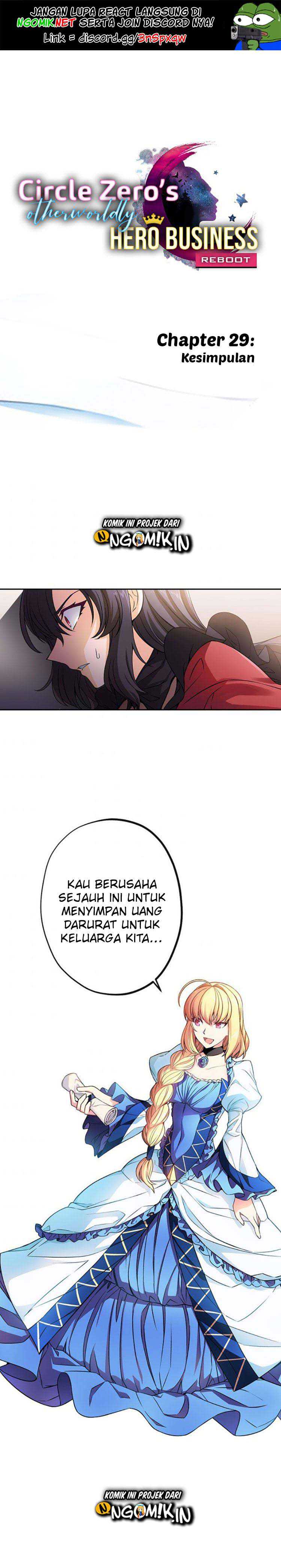 Circle Zero’s Otherworldly Hero Business: Reboot Chapter 29 Bahasa Indonesia
