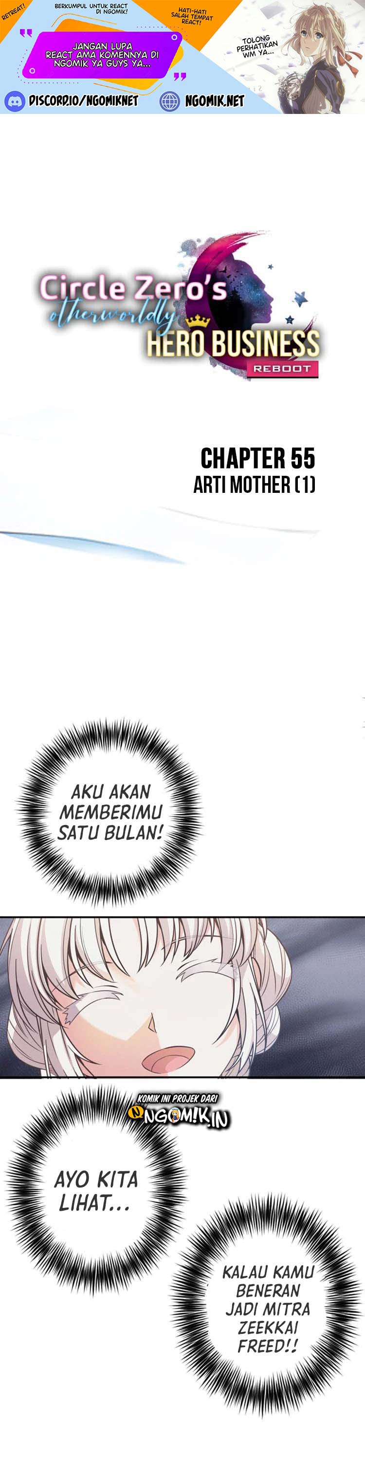Circle Zero’s Otherworldly Hero Business: Reboot Chapter 55 Bahasa Indonesia