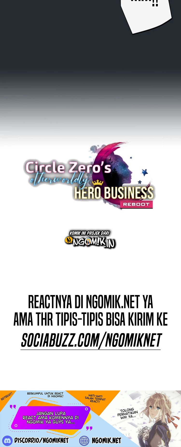 Circle Zero’s Otherworldly Hero Business: Reboot Chapter 55 Bahasa Indonesia