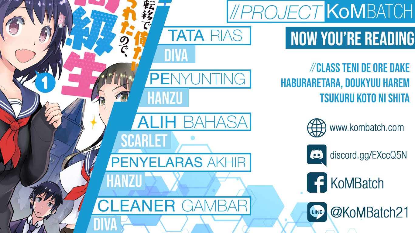 Class Ten’i de Ore dake Haburareta no de, Doukyuusei Harem Tsukuru Koto ni shita Chapter 04 Bahasa Indonesia