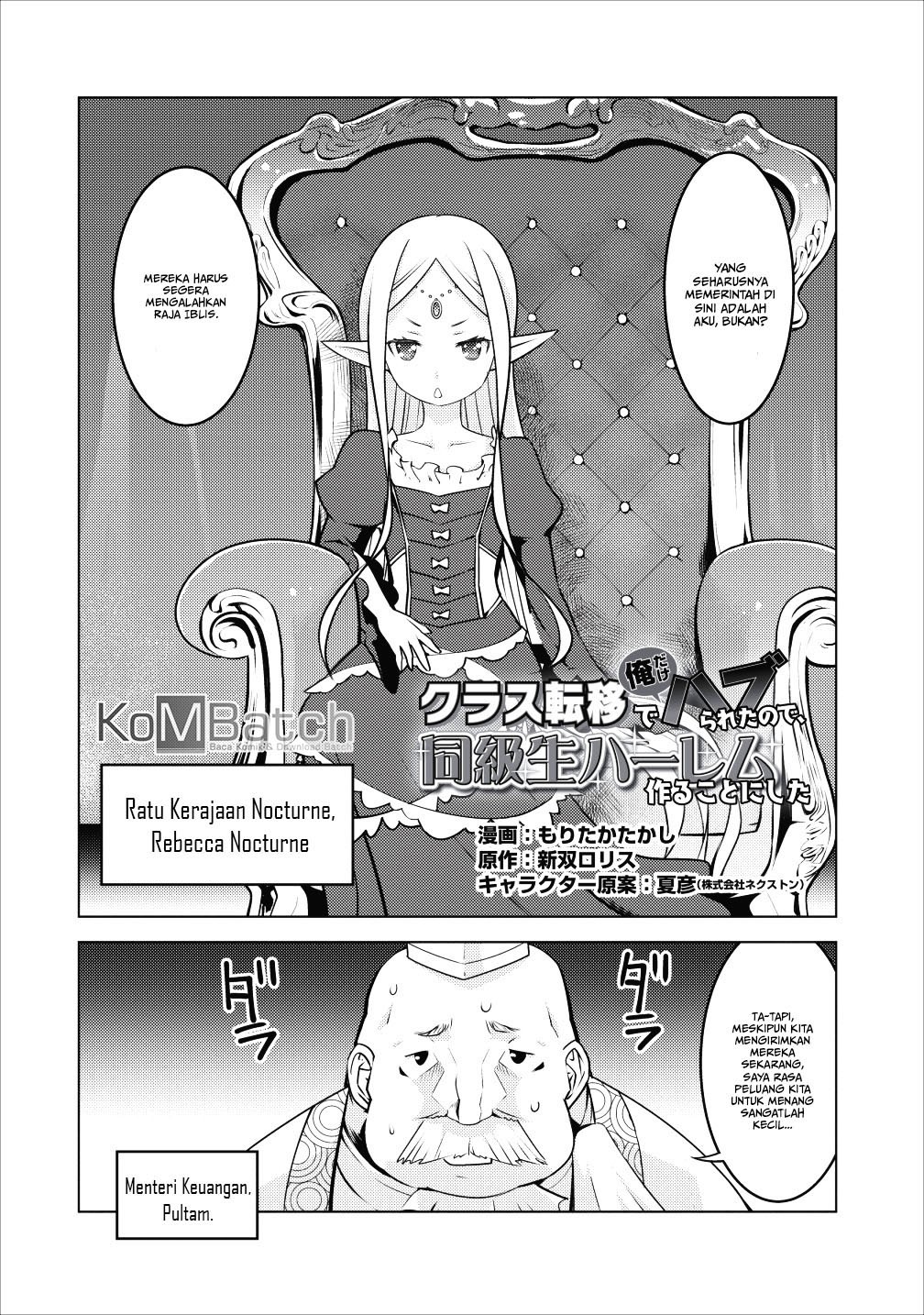 Class Ten’i de Ore dake Haburareta no de, Doukyuusei Harem Tsukuru Koto ni shita Chapter 04 Bahasa Indonesia