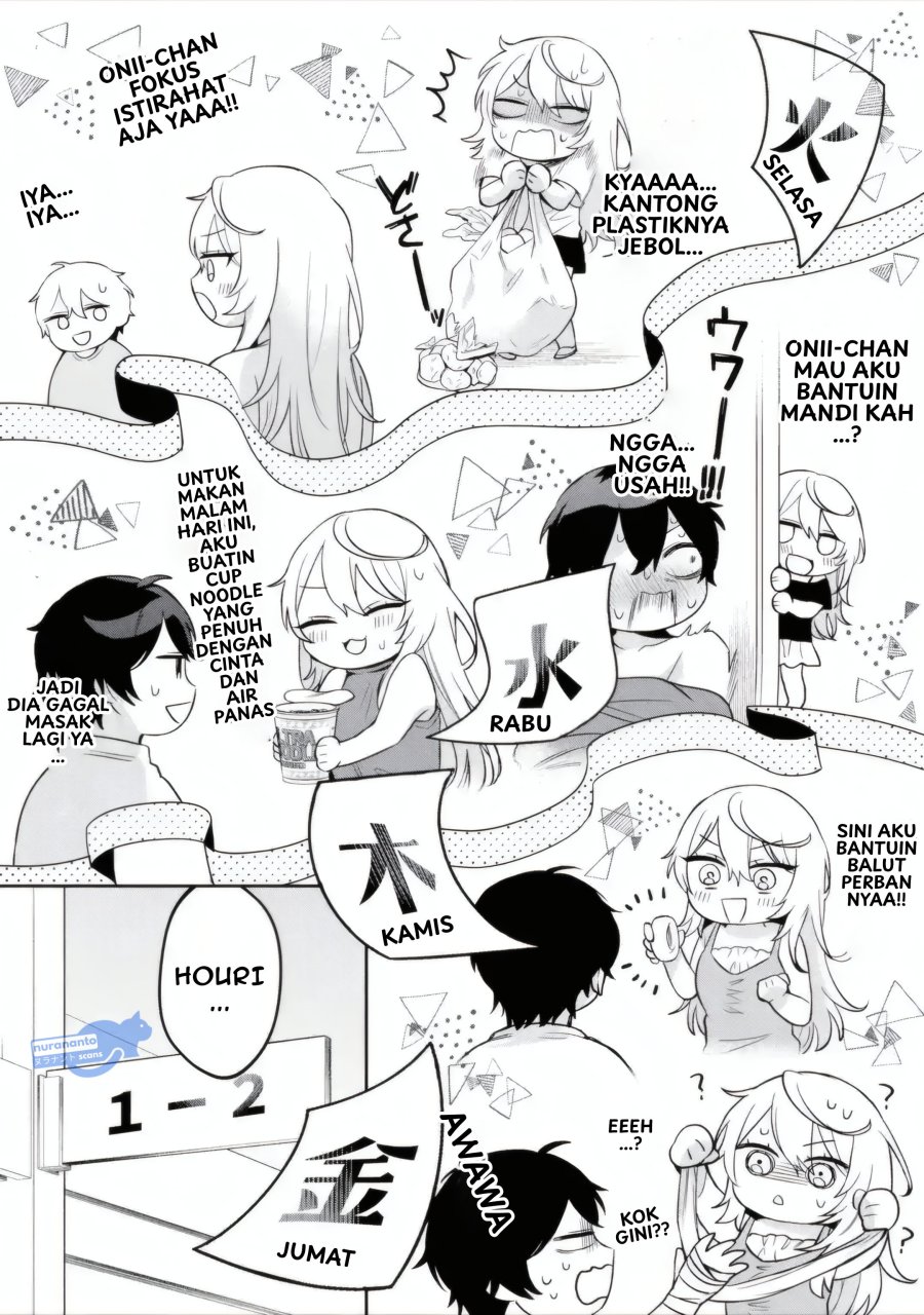 Class de Ichiban Kawaii Gal wo Ezuke Shiteiru Hanashi Chapter 05.1 Bahasa Indonesia