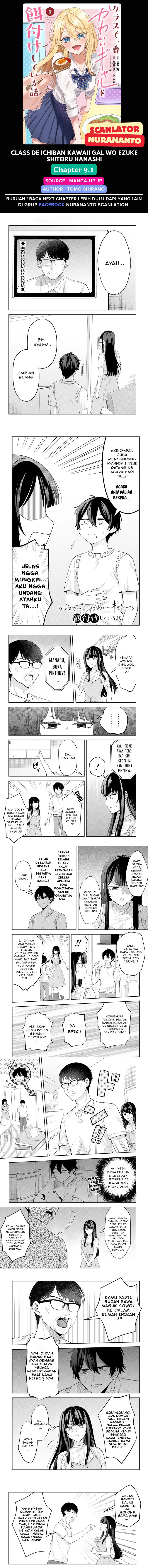 Class de Ichiban Kawaii Gal wo Ezuke Shiteiru Hanashi Chapter 09.1 Bahasa Indonesia