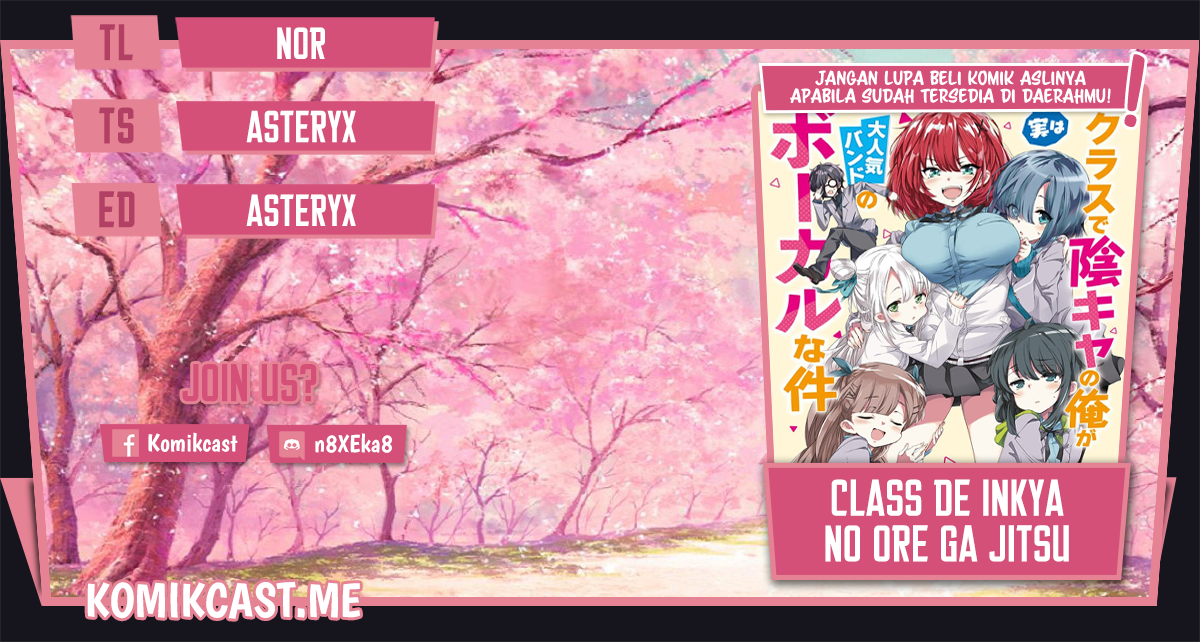 Class de Inkya no Ore ga Jitsu wa Daininki Band no Vocal na Ken Chapter 13 Bahasa Indonesia