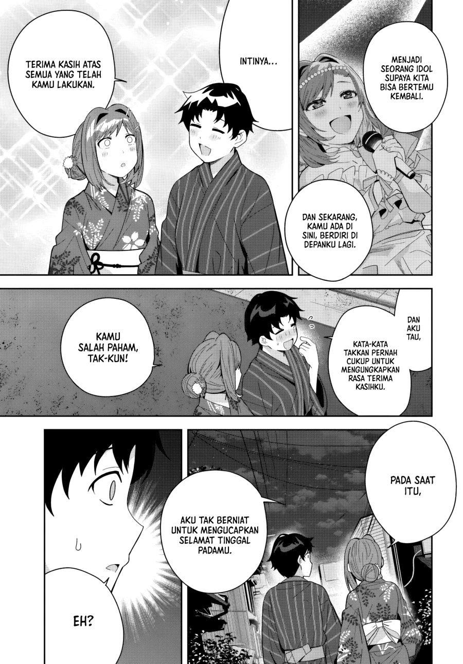 Classmate no Moto Idol ga, Tonikaku Kyodou Fushin Nan desu Chapter 23 Bahasa Indonesia