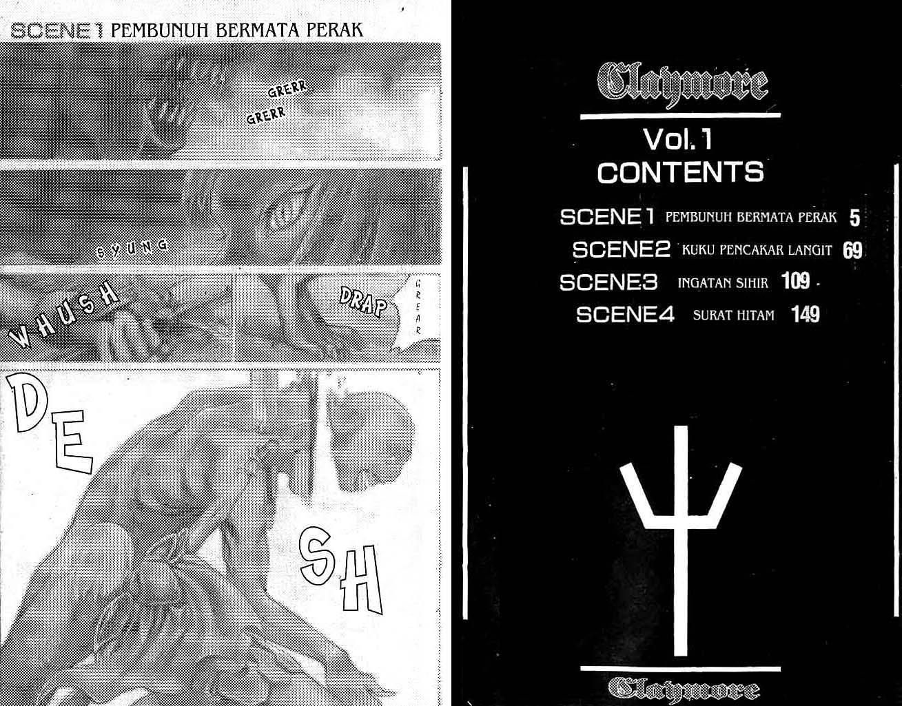 Claymore Volume 1 Bahasa Indonesia