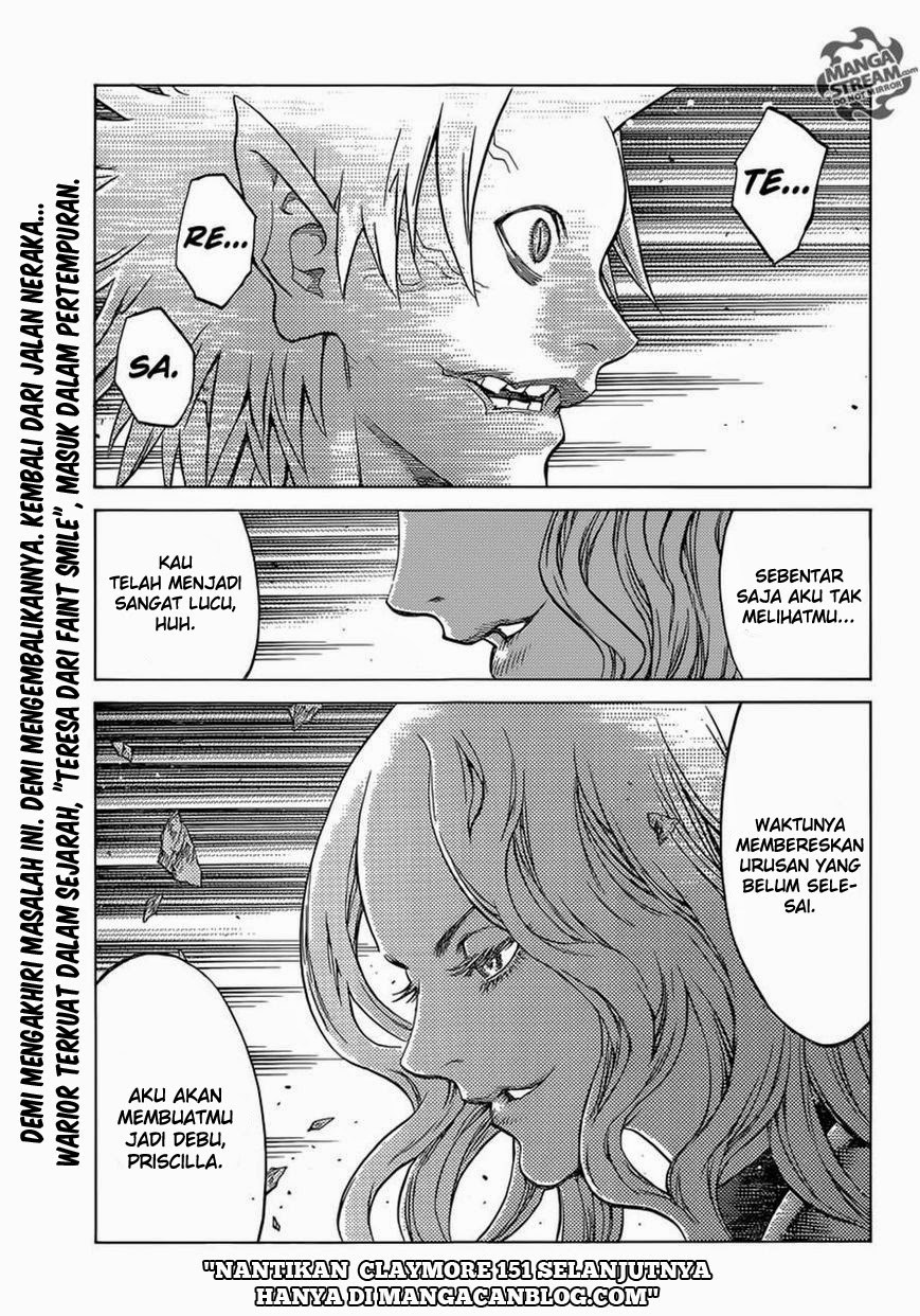 Claymore chapter 150