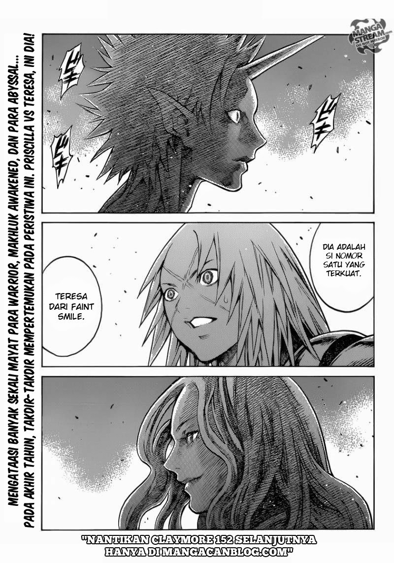 Claymore chapter 151