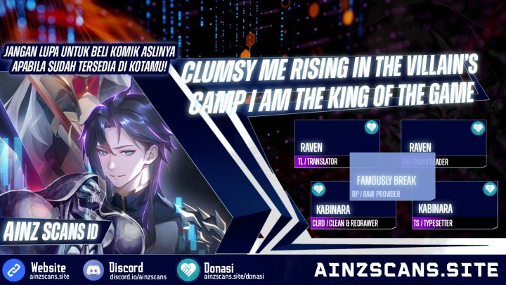 Clumsy Me Rising in the Villain’s Camp I am the King of the Game chapter 2
