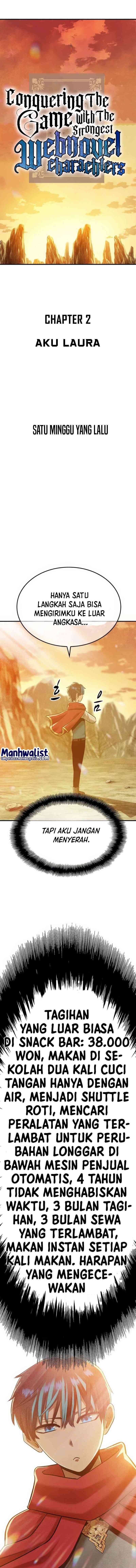 Conquering the Game With the Strongest Webnovel Characters chapter 2