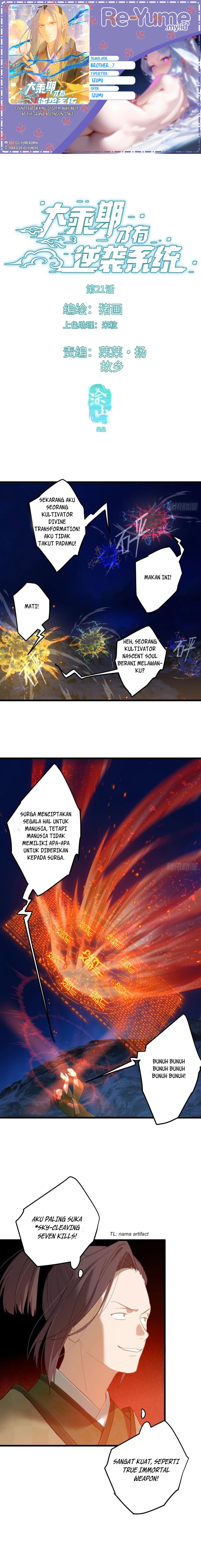 Counterattacking System Available At The Grand Ascension Stage chapter 21
