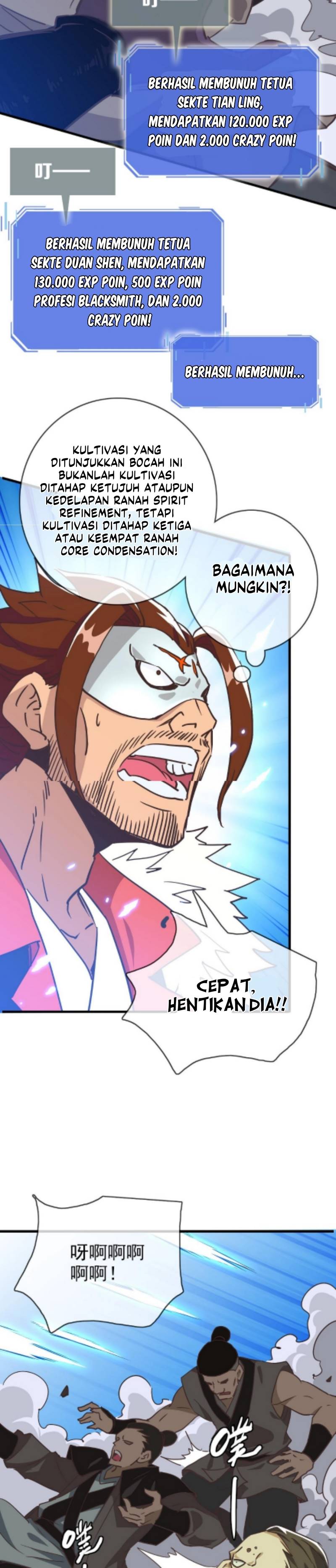 Crazy Leveling System Chapter 33 Bahasa Indonesia