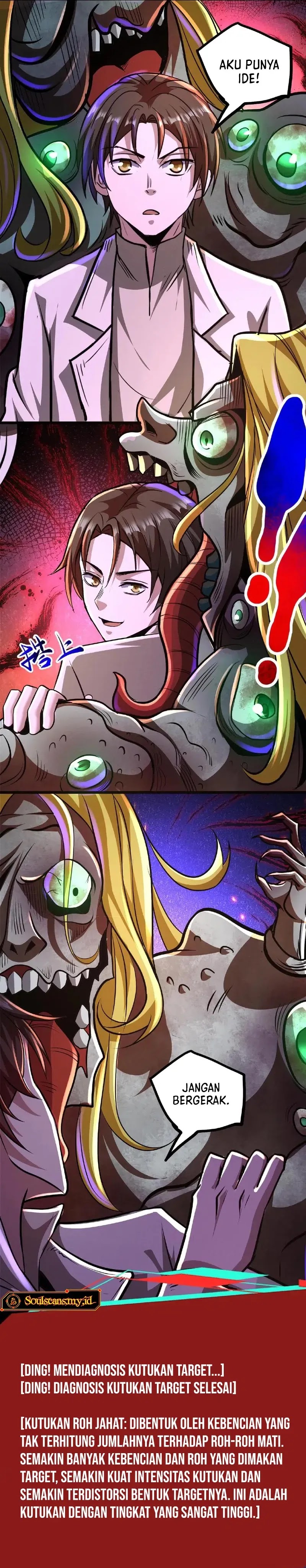 Creepy Pharmacist: All My Patients Are Horrific Chapter 72 Bahasa Indonesia