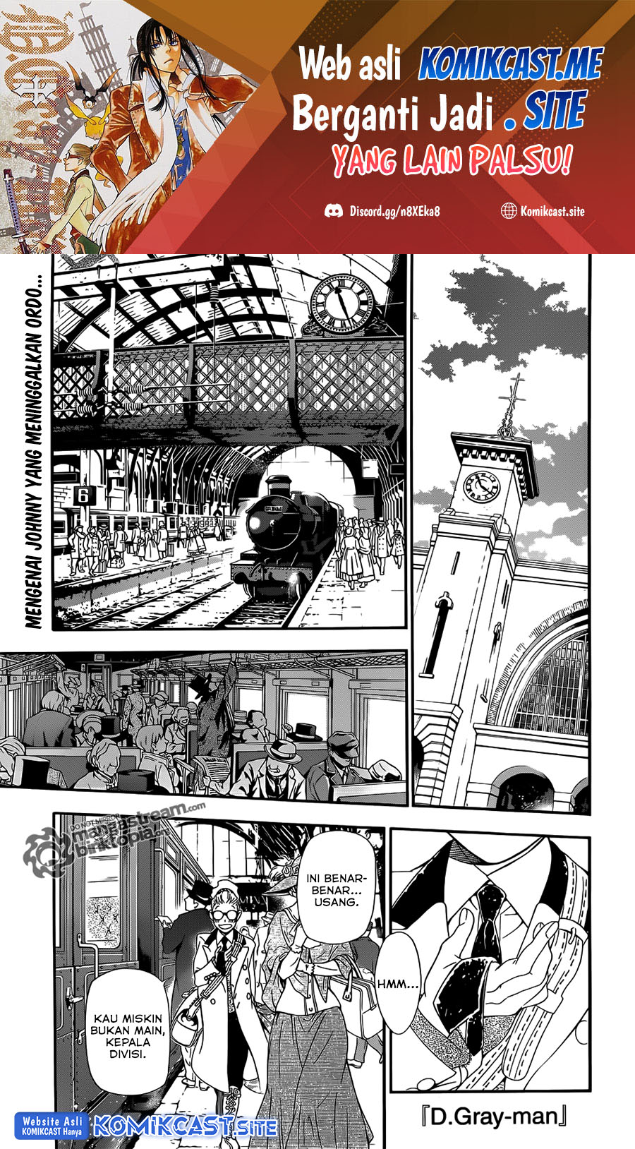 D Gray Man chapter 209