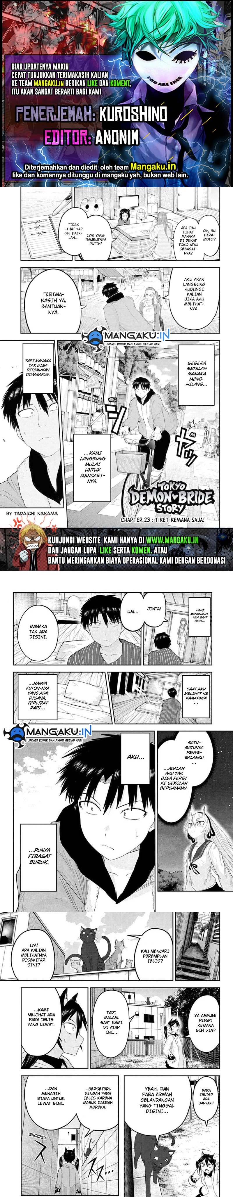Dai Tokyo Oniyome-den Chapter 23 Bahasa Indonesia