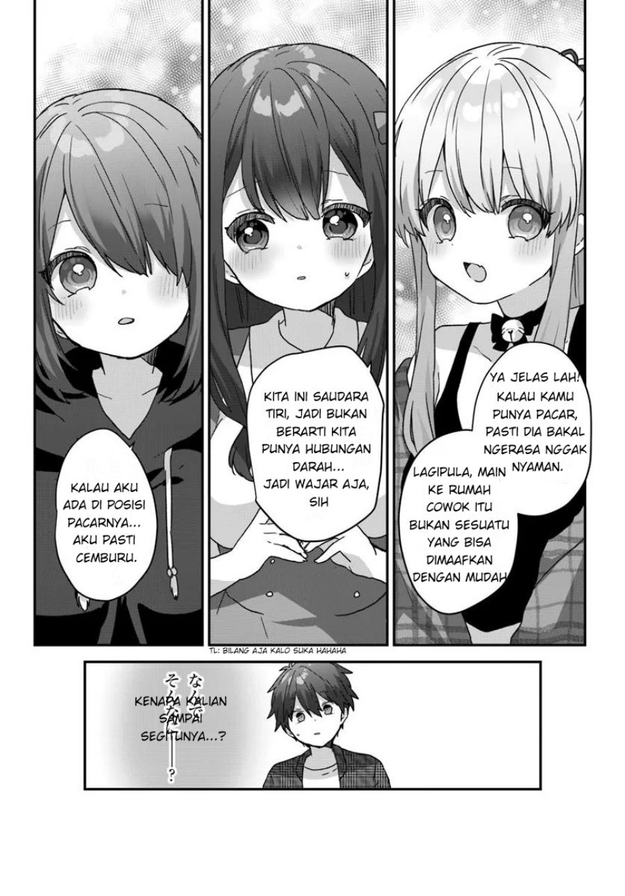 Daigaku Nyuugakuji Kara Uwasa Sareteita Bishoujo San Shimai, Ikiwakareteita Gimai Datta. chapter 2