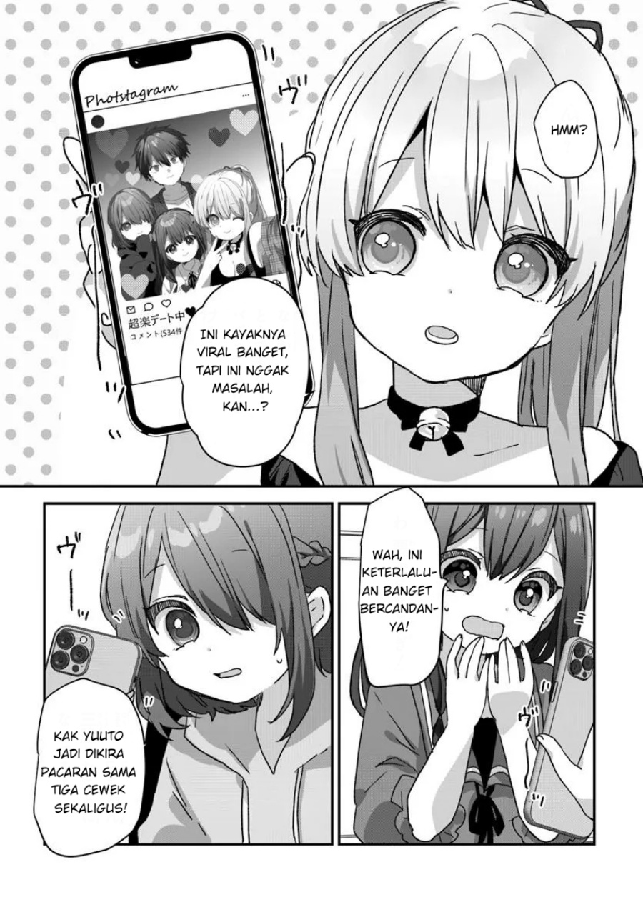 Daigaku Nyuugakuji Kara Uwasa Sareteita Bishoujo San Shimai, Ikiwakareteita Gimai Datta. chapter 2
