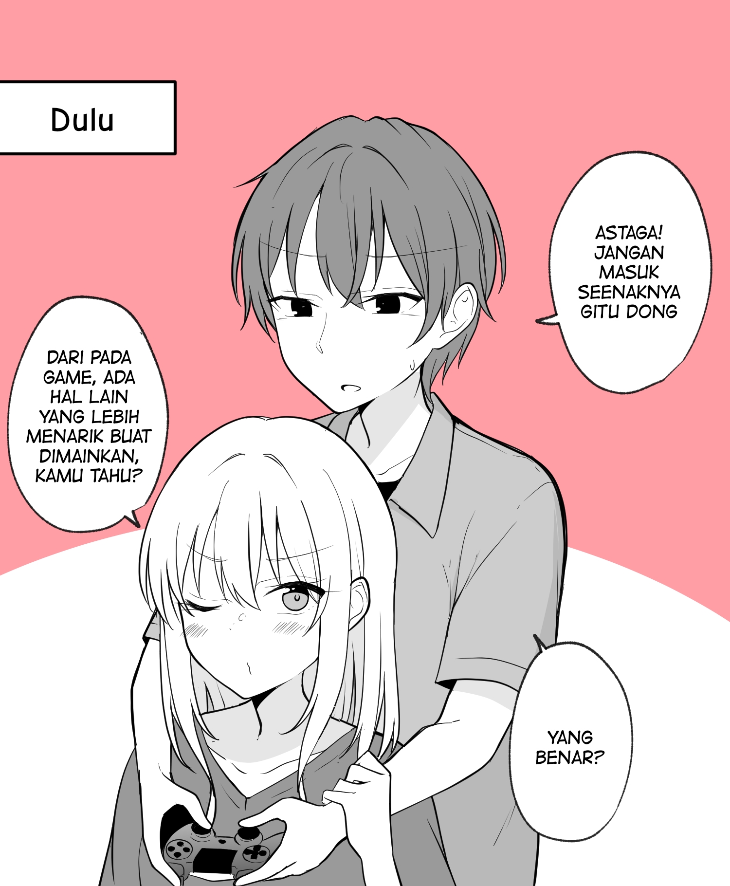 Daily Life of a Couple in Which the Boyfriend Became a Girl One Day Chapter 08 Bahasa Indonesia