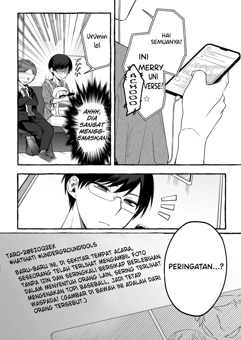 Damedol to Sekai ni Hitori Dake no Fan (Serialization) Chapter 08 bahasa Indonesia