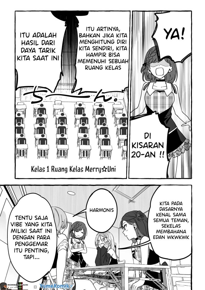 Damedol to Sekai ni Hitori Dake no Fan (Serialization) Chapter 08 bahasa Indonesia