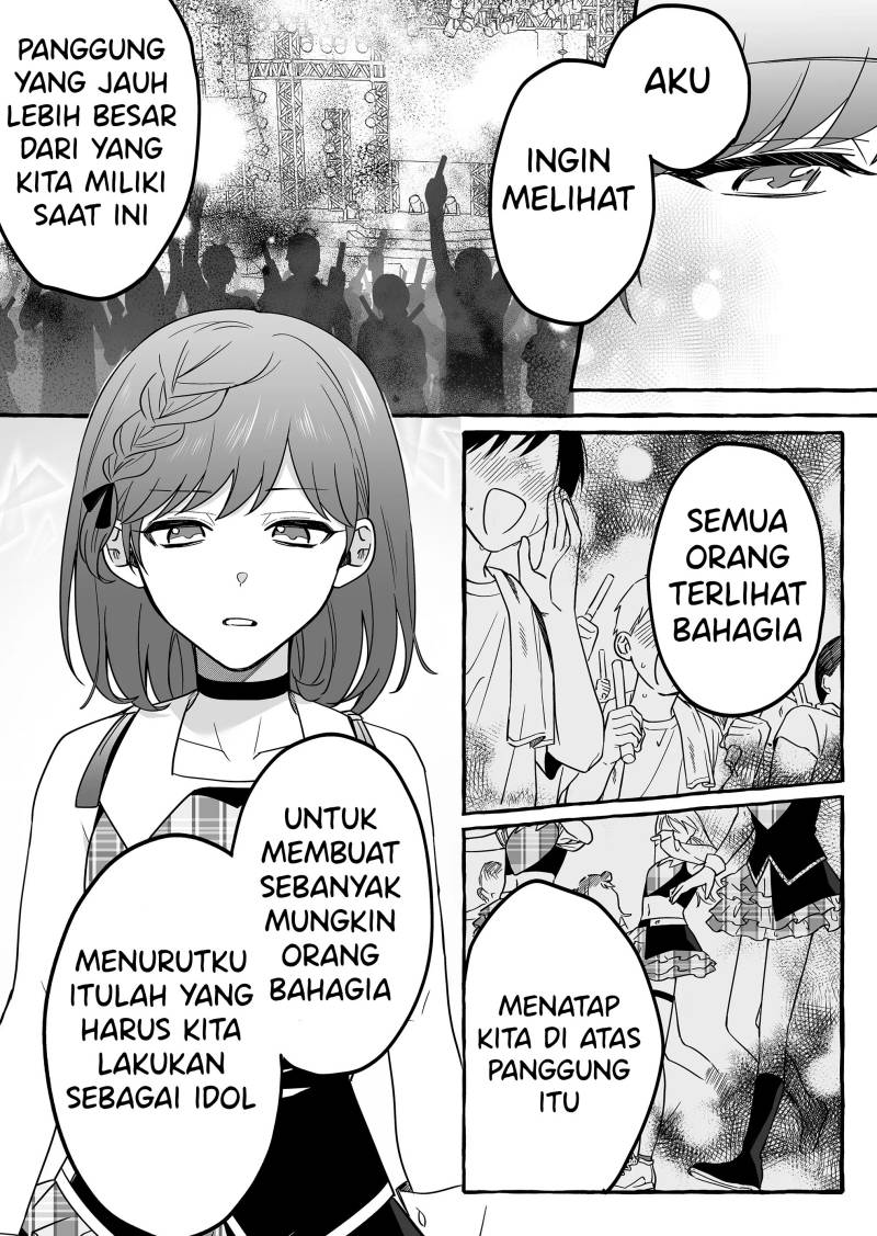 Damedol to Sekai ni Hitori Dake no Fan (Serialization) Chapter 08 bahasa Indonesia