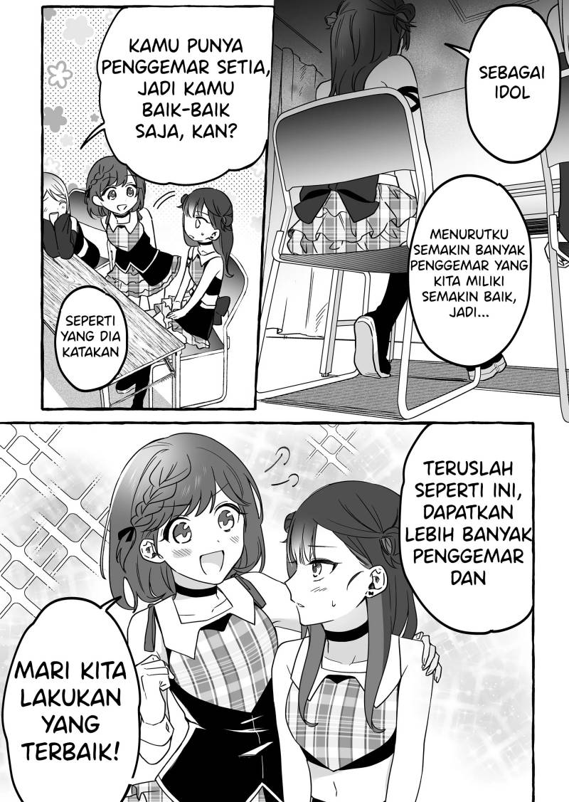 Damedol to Sekai ni Hitori Dake no Fan (Serialization) Chapter 08 bahasa Indonesia