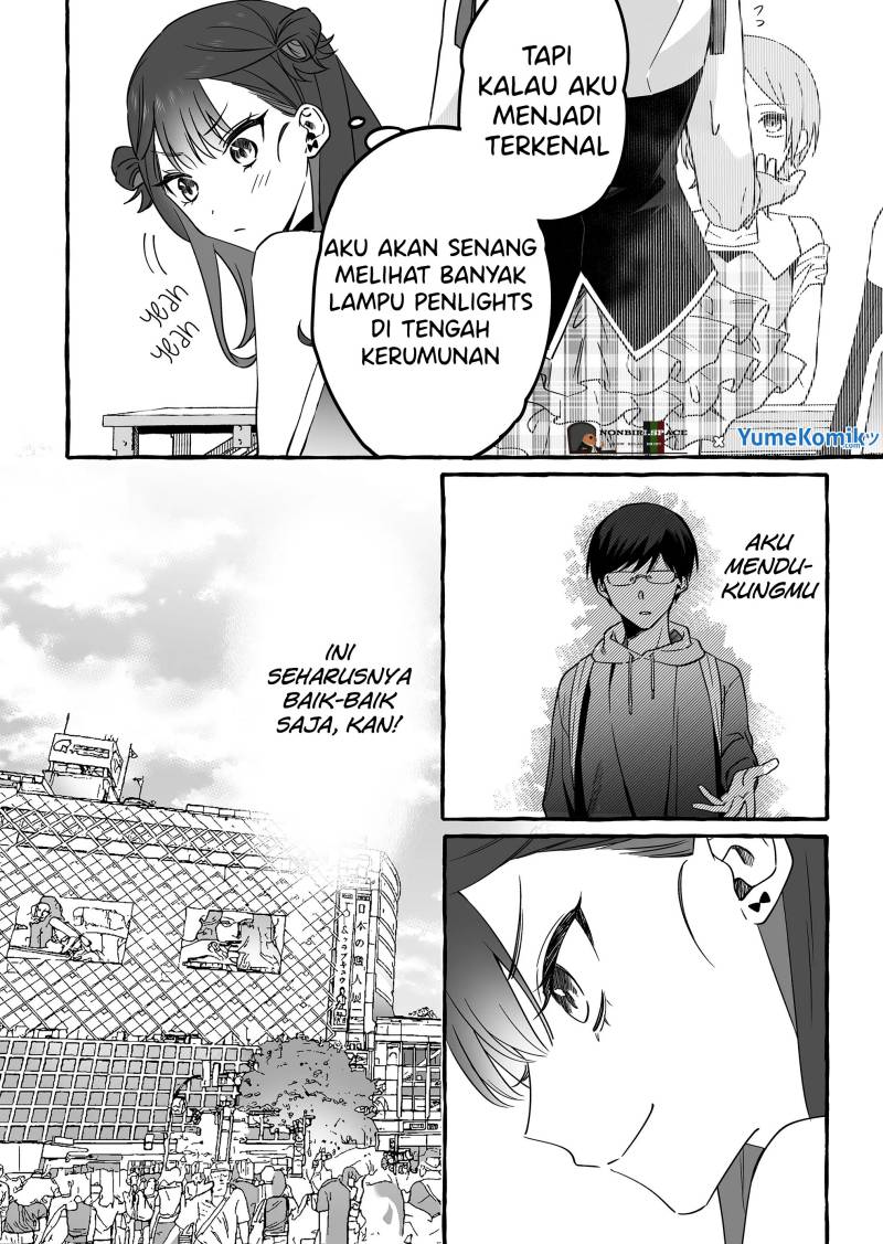 Damedol to Sekai ni Hitori Dake no Fan (Serialization) Chapter 08 bahasa Indonesia