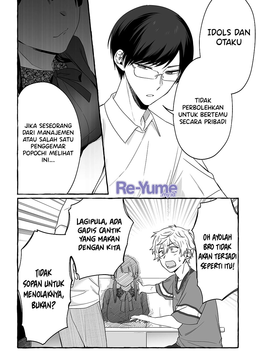 Damedol to Sekai ni Hitori Dake no Fan (Serialization) Chapter 16 Bahasa Indonesia