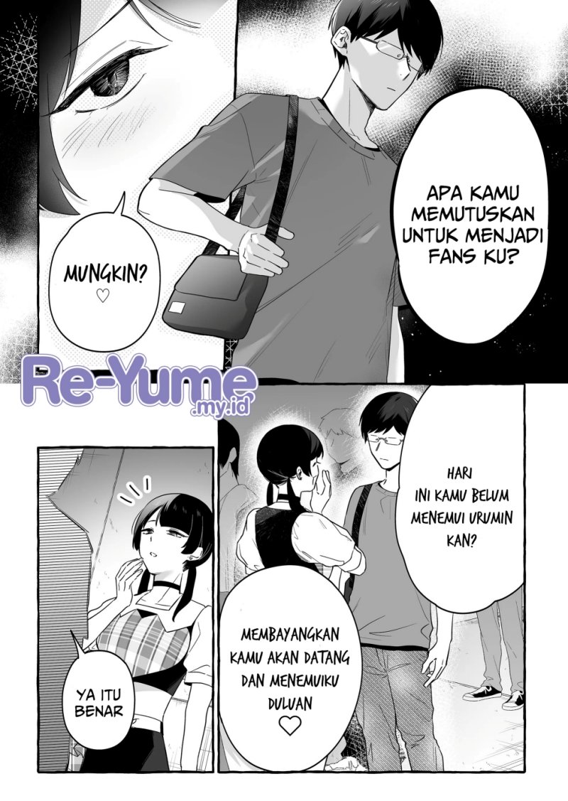 Damedol to Sekai ni Hitori Dake no Fan (Serialization) Chapter 18 Bahasa Indonesia