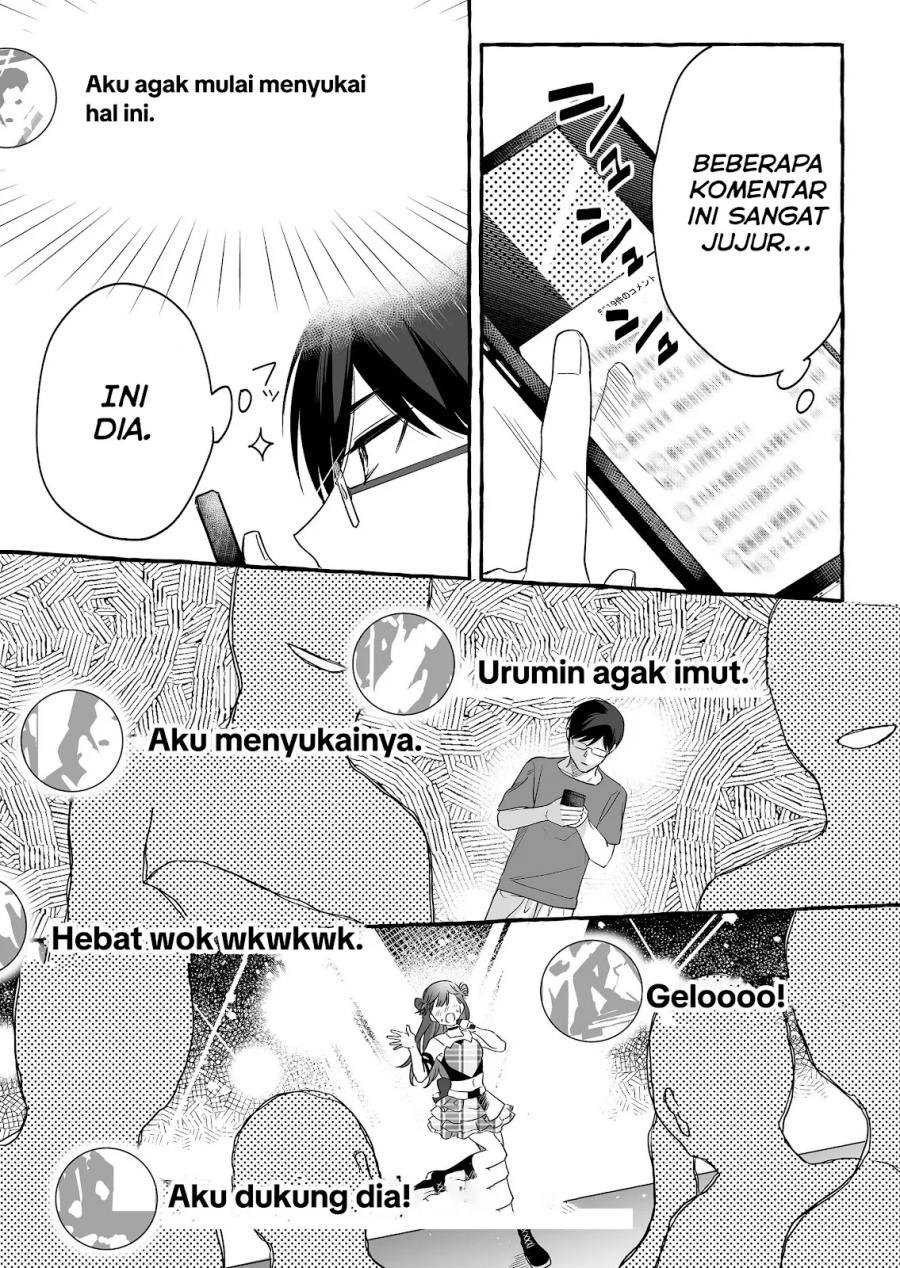 Damedol to Sekai ni Hitori Dake no Fan (Serialization) Chapter 24 Bahasa Indonesia