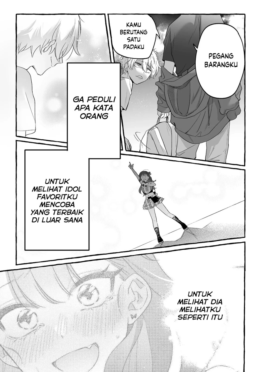 Damedol to Sekai ni Hitori Dake no Fan (Serialization) Chapter 25 Bahasa Indonesia