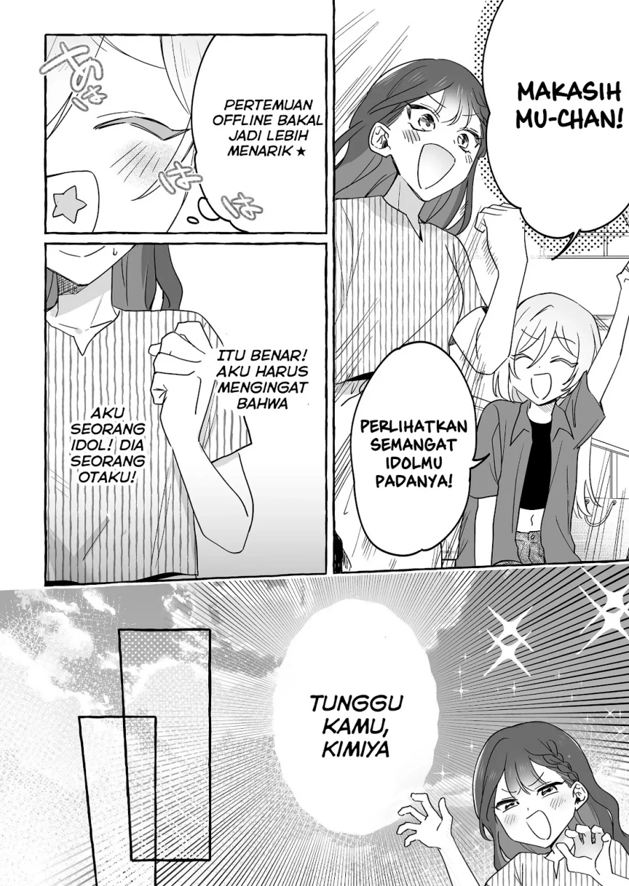 Damedol to Sekai ni Hitori Dake no Fan (Serialization) Chapter 32 Bahasa Indonesia