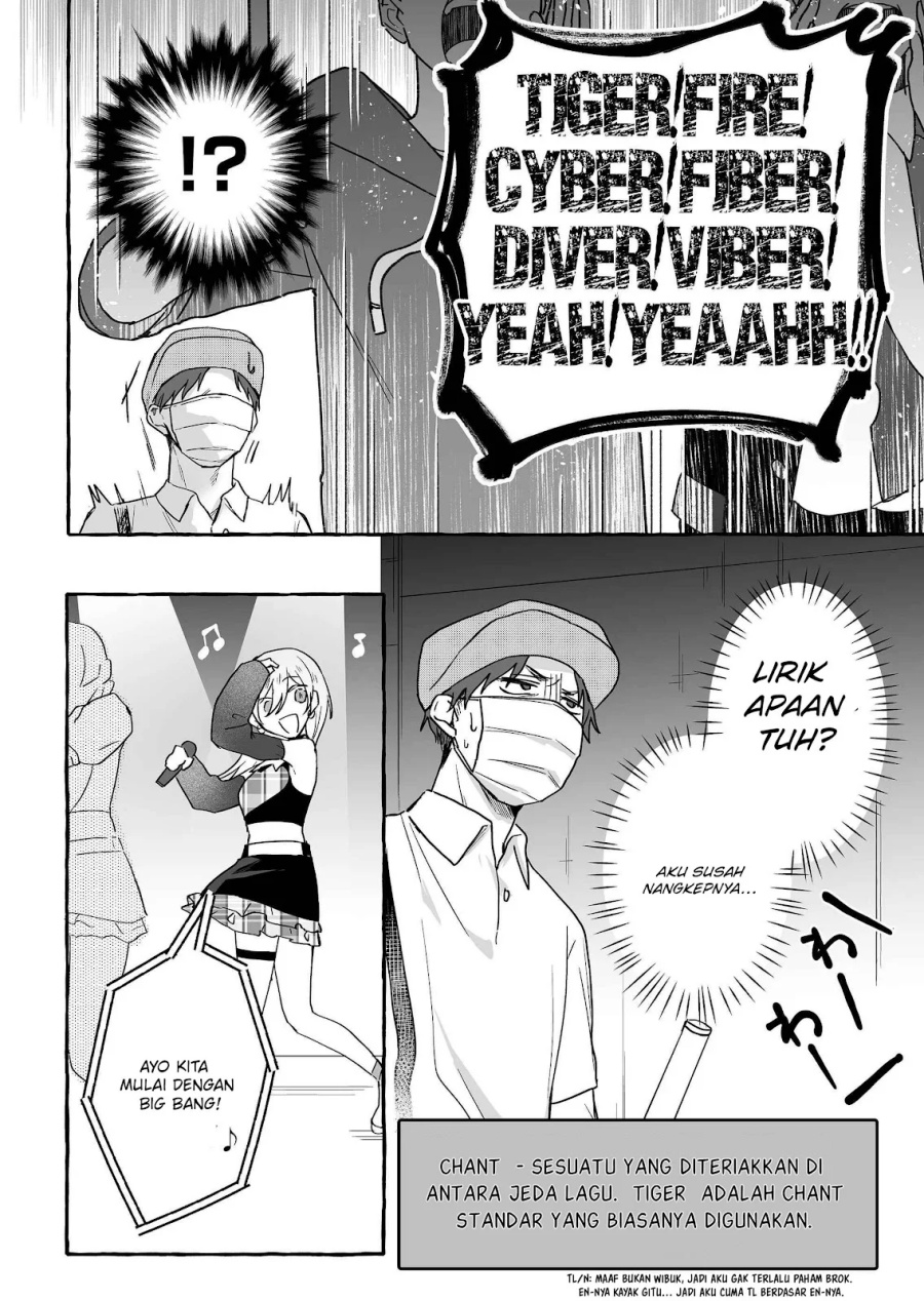 Damedol to Sekai ni Hitori Dake no Fan (Serialization) Chapter 38 Bahasa Indonesia