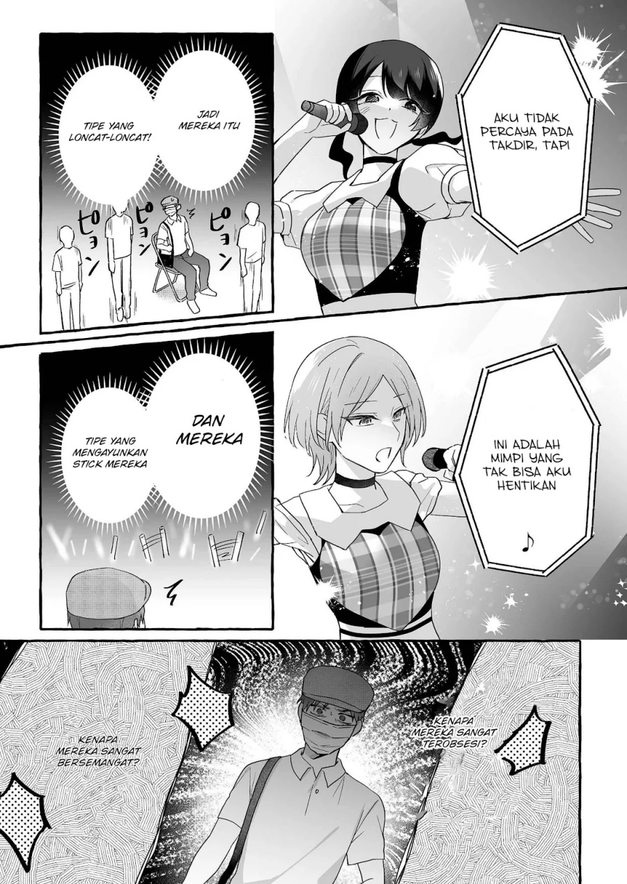 Damedol to Sekai ni Hitori Dake no Fan (Serialization) Chapter 38 Bahasa Indonesia