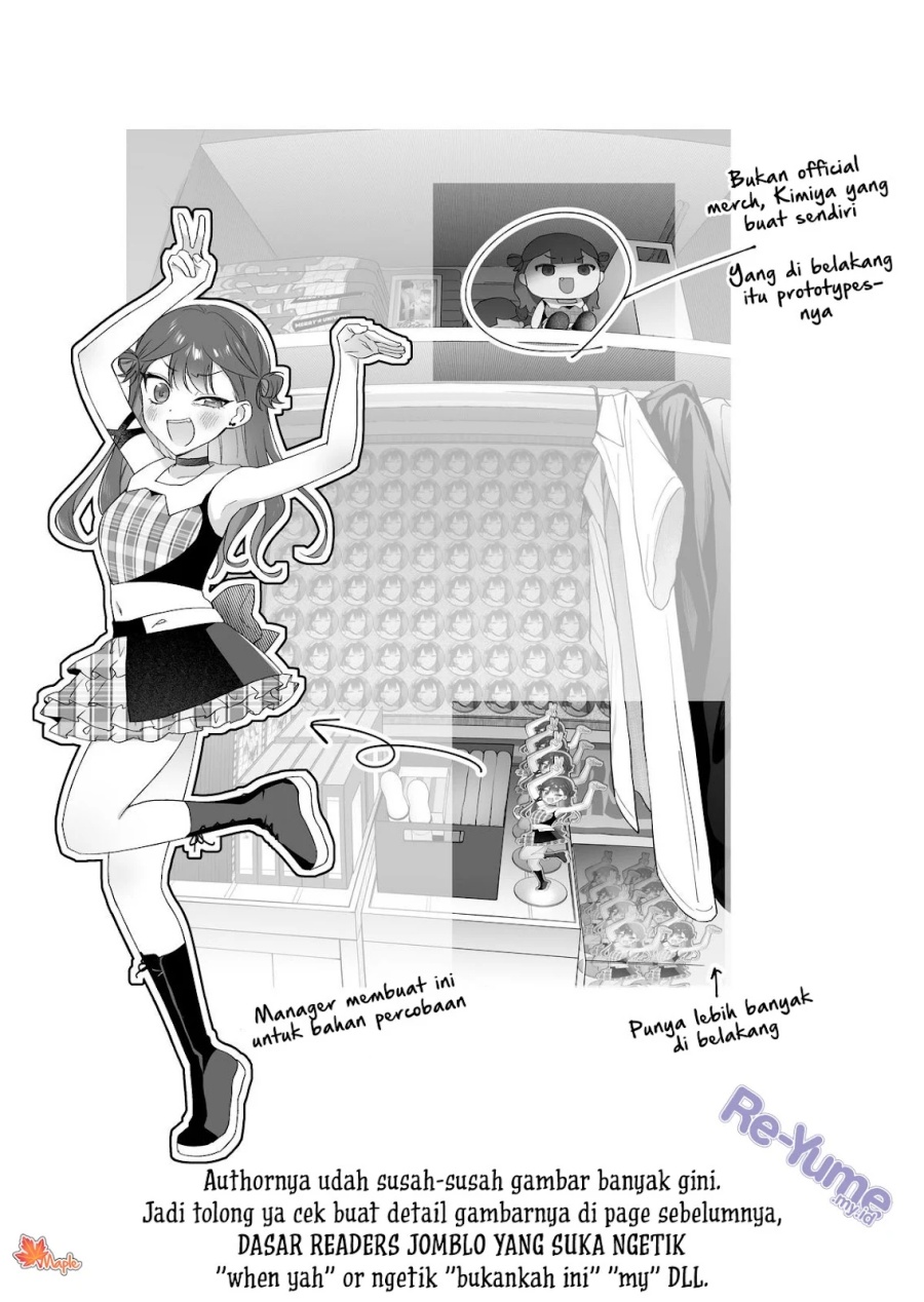 Damedol to Sekai ni Hitori Dake no Fan (Serialization) Chapter 44 Bahasa Indonesia