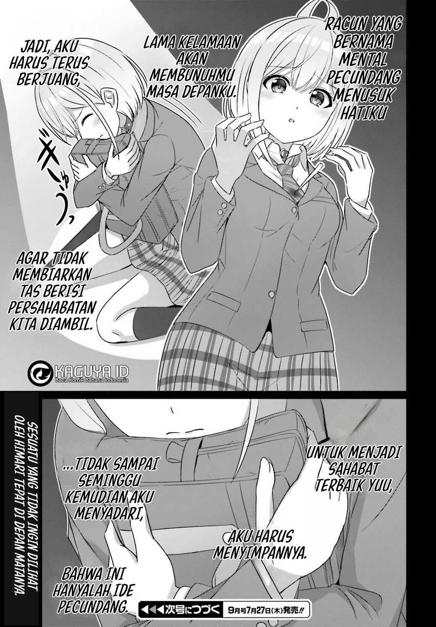 Danjou no Yuujou wa Seiritsu Suru? (Iya, Shinai!!) Chapter 20 Bahasa Indonesia