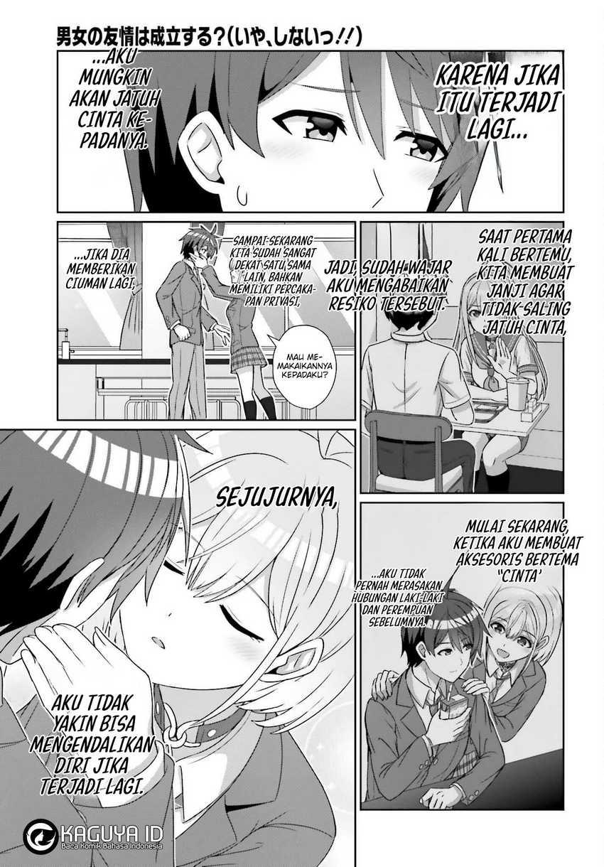 Danjou no Yuujou wa Seiritsu Suru? (Iya, Shinai!!) Chapter 22 Bahasa Indonesia