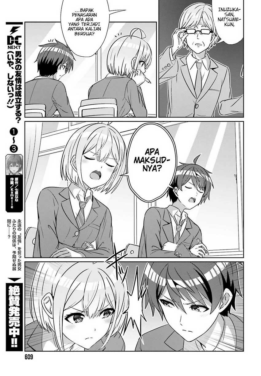 Danjou no Yuujou wa Seiritsu Suru? (Iya, Shinai!!) Chapter 26 Bahasa Indonesia
