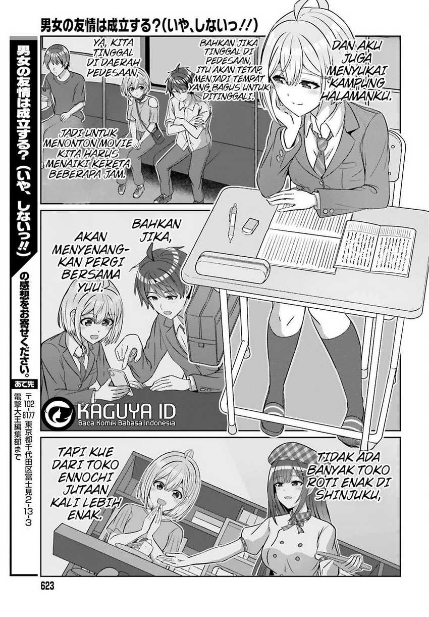 Danjou no Yuujou wa Seiritsu Suru? (Iya, Shinai!!) Chapter 26 Bahasa Indonesia