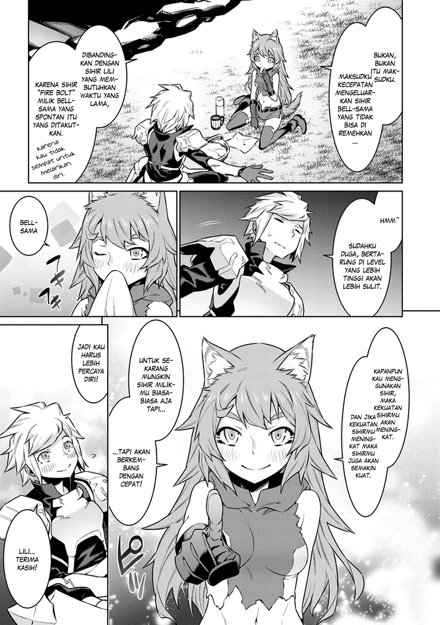 Dungeon ni Deai o Motomeru no wa Machigatte Iru Darou ka Gaiden – Sword Oratoria Chapter 35 Bahasa Indonesia