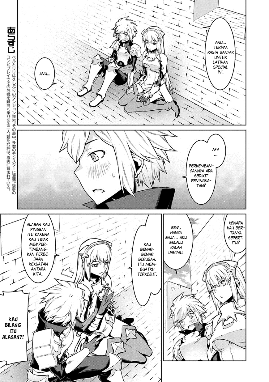 Dungeon ni Deai o Motomeru no wa Machigatte Iru Darou ka Gaiden – Sword Oratoria Chapter 35 Bahasa Indonesia