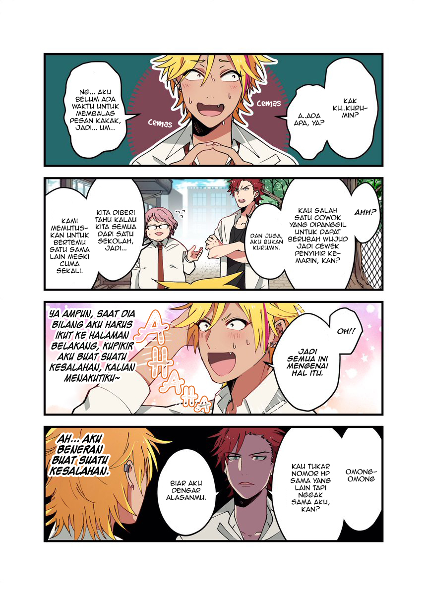 Danshi Koukousei ga Mahou Shoujo ni Naru Hanashi (The Story of High School Boys Who Became Magical Girls) chapter 14