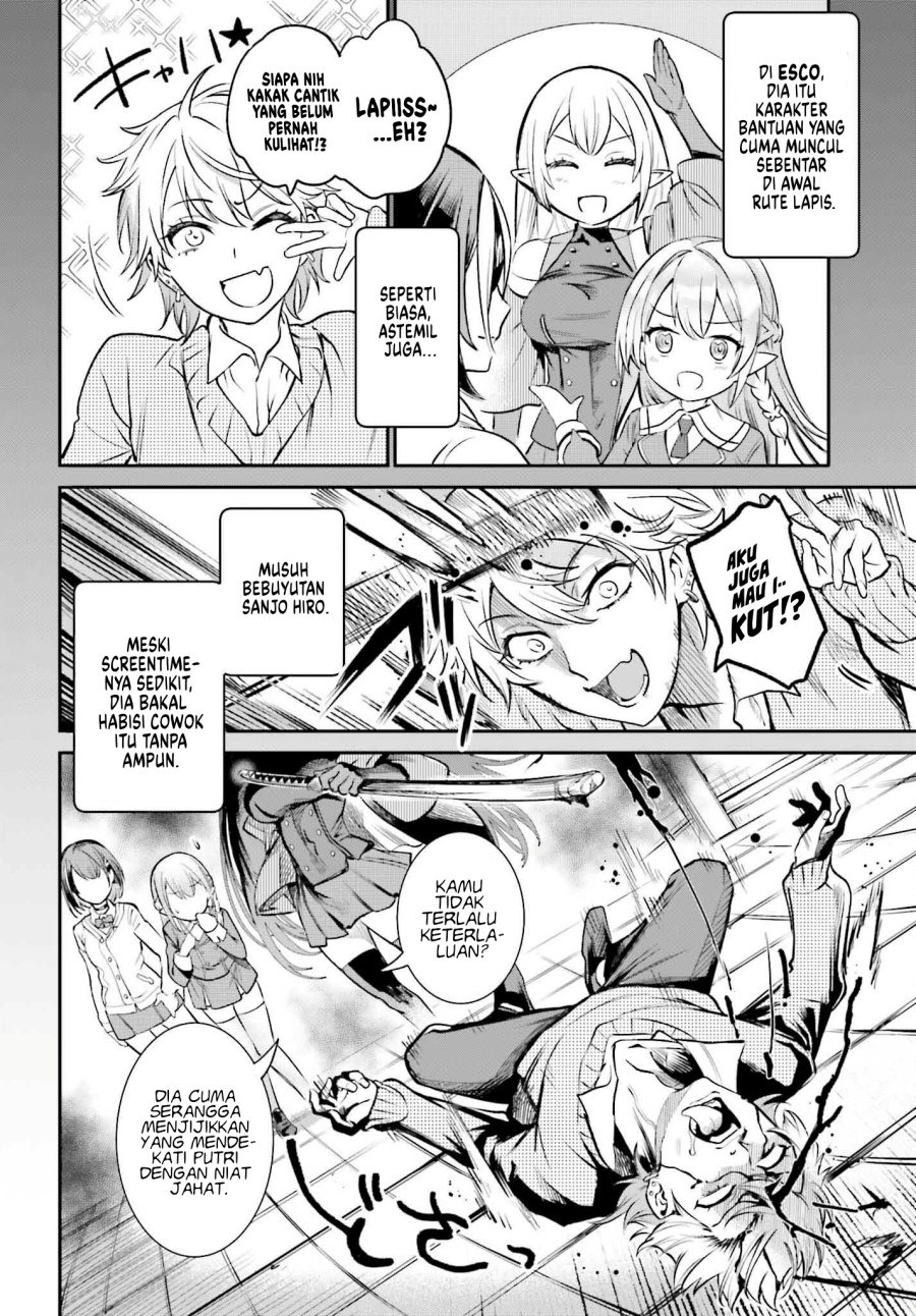 Danshi Kinsei Game Sekai de Ore ga Yarubeki Yuiitsu no Koto – Yuri no Ma ni Hasamaru Otoko to Shite Tensei shite shimaimashita chapter 3