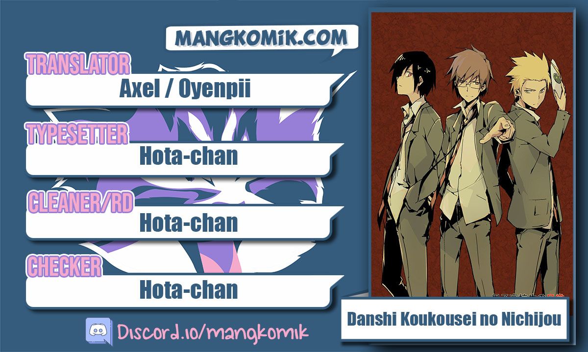 Danshi Koukousei no Nichijou Chapter 12 Bahasa Indonesia