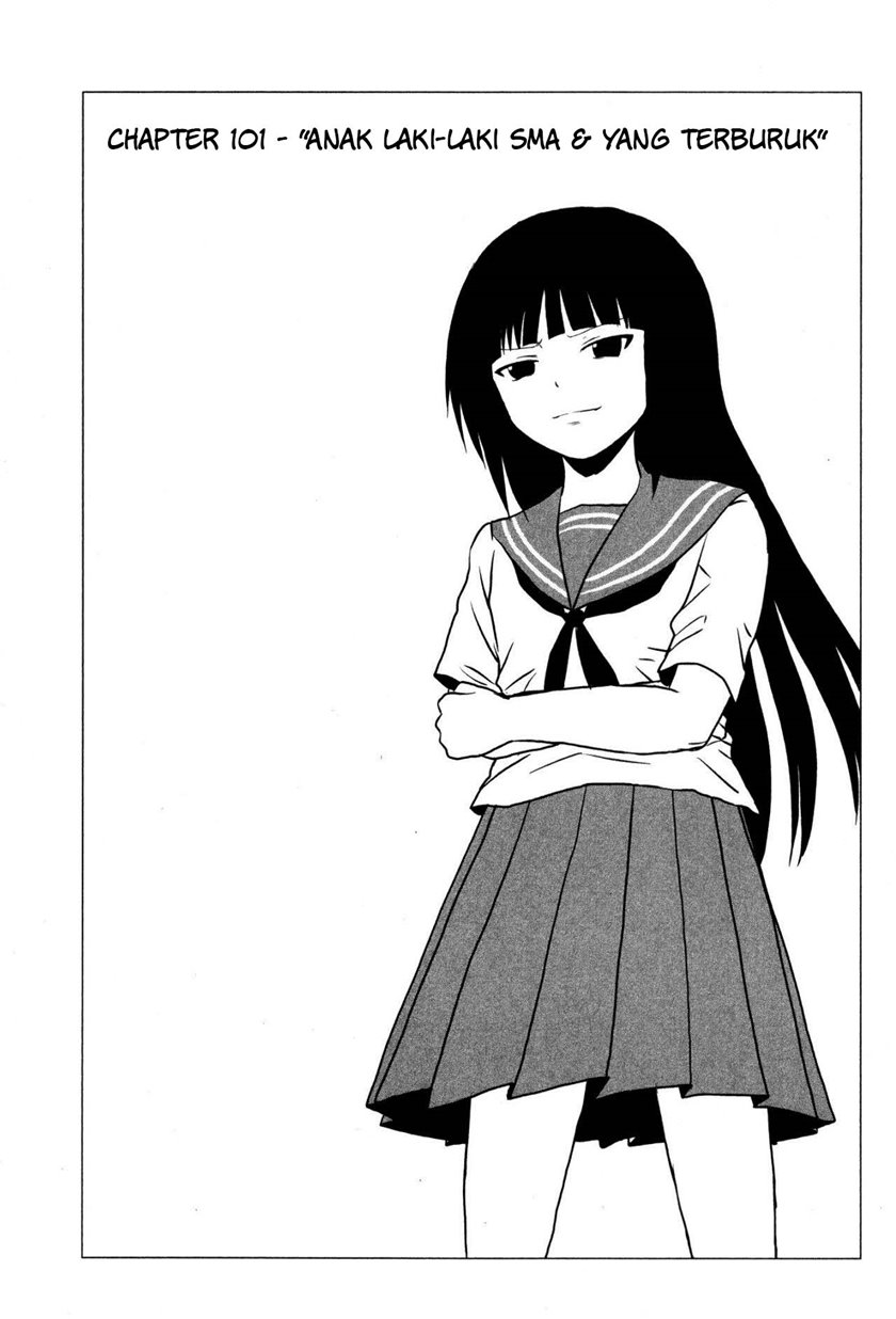 Danshi Koukousei no Nichijou Chapter 101 Bahasa Indonesia