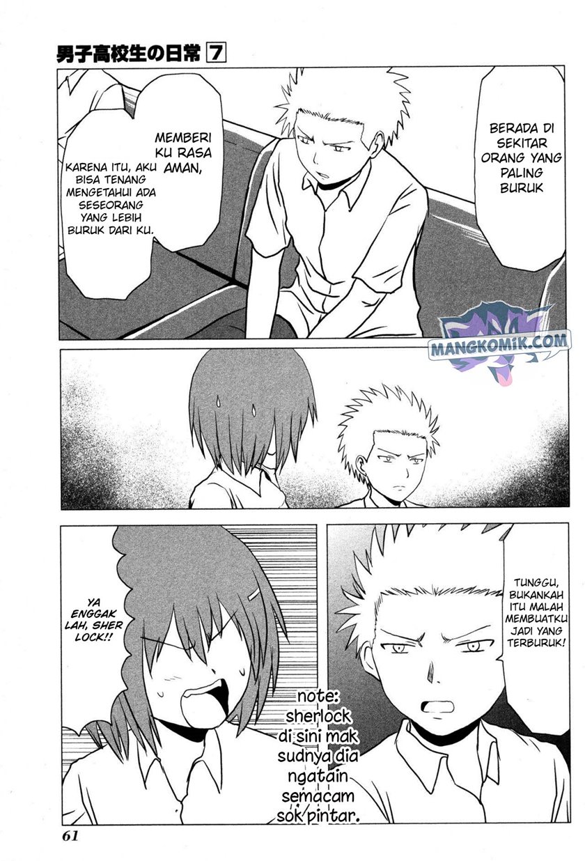 Danshi Koukousei no Nichijou Chapter 101 Bahasa Indonesia