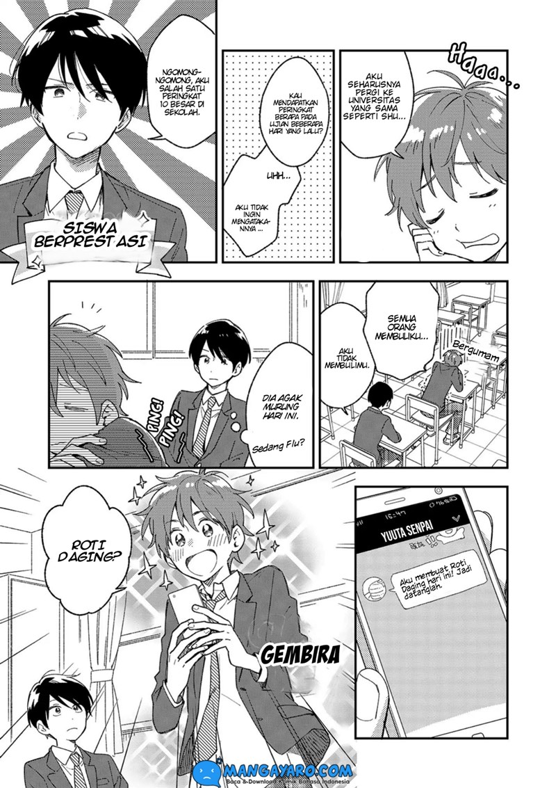 Danshi Koukousei wa Kyou mo Onaka ga Suiteiru chapter 4