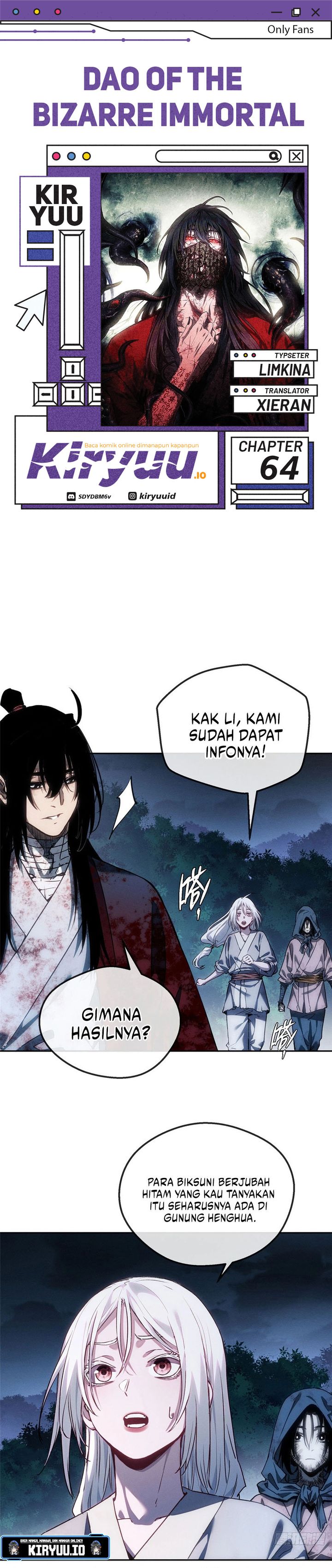 Dao of the Bizarre Immortal chapter 64
